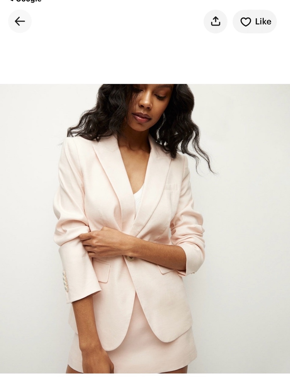 Veronica Beard Linen Jack size 4 Pink Haze NWT
